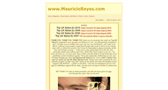 Desktop Screenshot of mauricioreyes.com